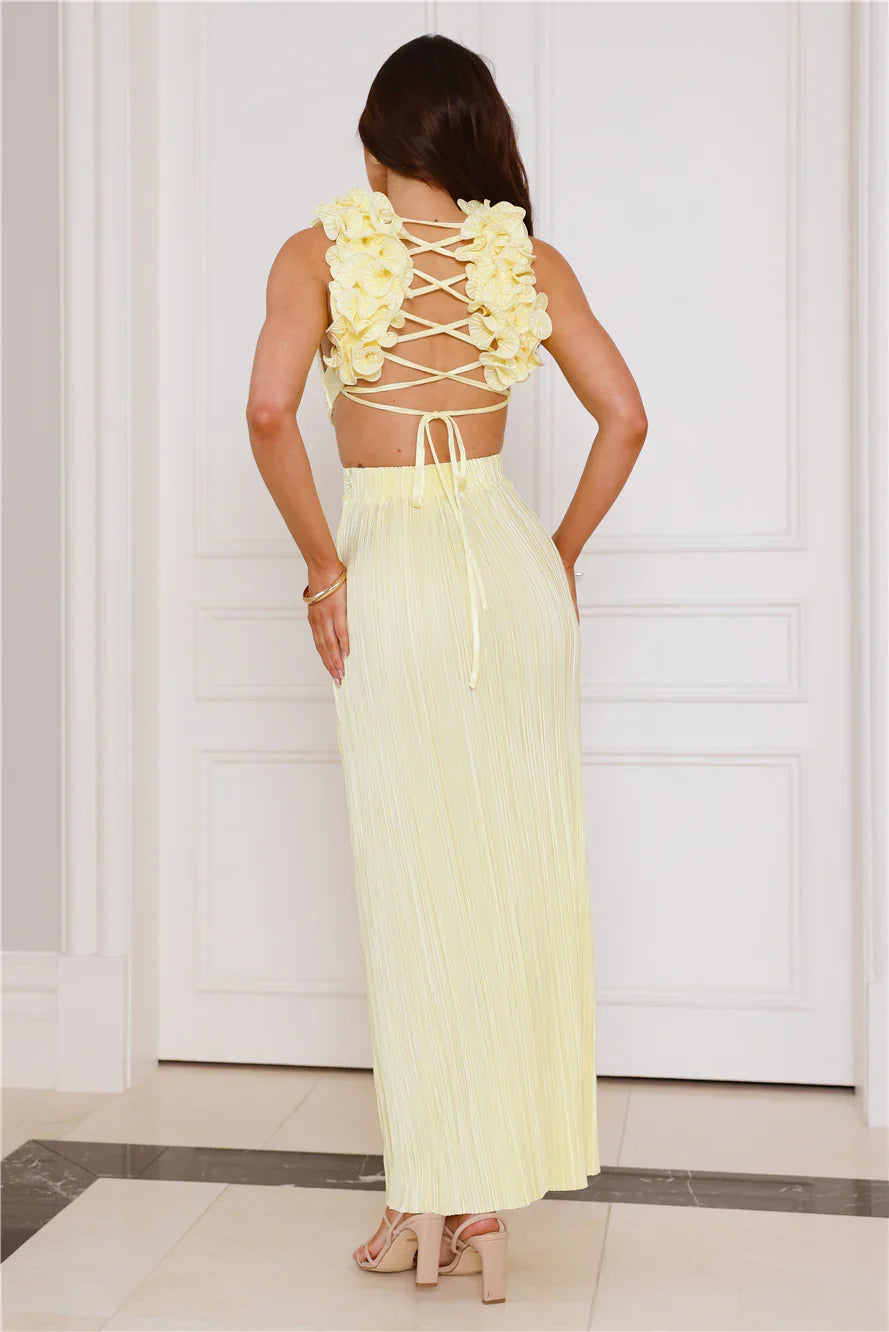 Trust Your Love Maxi Dress Yellow