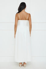 Pretty Willow Maxi Dress White