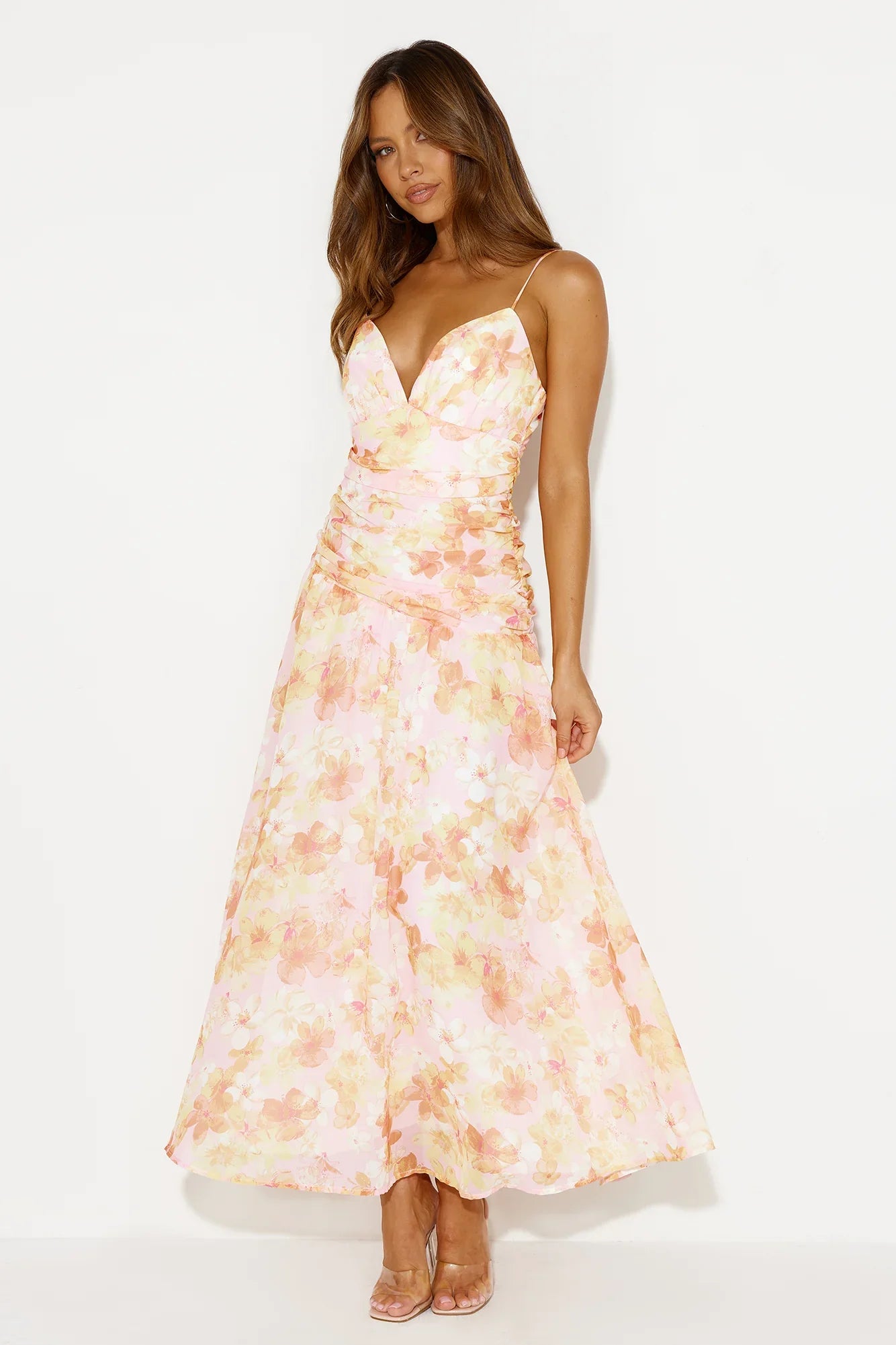 Travel To Me Maxi Dress Yellow